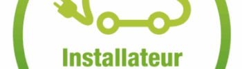 Logo certification IRVE — installation de bornes de recharge pour véhicule électrique