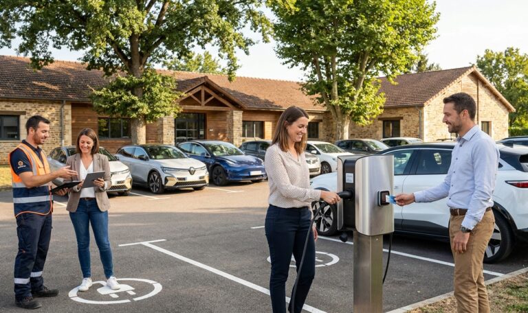 Borne de recharge entreprise Saône-et-Loire : guide 2026, coûts, aides